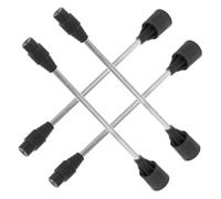 FONDOTIN 4pcs Stainless Steel Sprayer Poles Replacement for Agricultural and Garden Use Telescopic Extension Rods Compatible with Electric Sprayers Versatile and Easy to Maintain