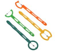 FONDOTIN 4pcs Tongue Muscle Trainer for Oral Muscle Exerciser Speech Therapy Tool Tongue Thrust Corrector for Training and Pronunciation Exercises