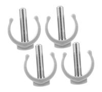 FONDOTIN 4pcs Walker Clamp Buckles for Walking Canes and Crutches Sturdy Replacement Clips for Easy Installation and Secure Grip for Mobility Aids and Daily Use