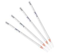 FONDOTIN 4pcs White Eyebrow Pencil Fine Tip Brow Liner Pencils Sweat-resistant Eye Makeup for Precise Natural Definition and Wear
