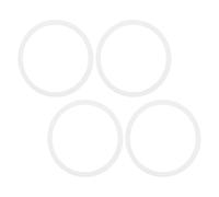 FONDOTIN 4pcs Wide Mouth Silicone Gasket Replacement for Water Bottles and Food Containers Airtight Seal Rings for Tumblers Insulated Bottle Lid Gaskets for Heat and Cold Retention