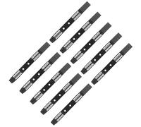 FONDOTIN 5 Pairs Black Plastic HDD Mounting Rails for 3.5 Inch Hard Drive, Screwless Design with Secure Connections and Prolonged HDD Lifespan, for Server Maintenance and Multiple Server