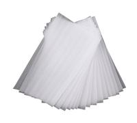FONDOTIN 50 Sheets Transparent Hair Coloring Paper Strips Lightweight Reusable Dyeing Mesh Wraps for Salon Barber Professional Highlighting and Precise Color Application