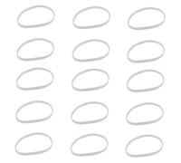 FONDOTIN 5000pcs Widened High Elastic Hair Band Thick Hair Ties Large Elastic Bands for Women for Sports Travel and Daily Use Made