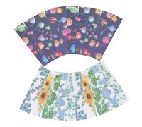 FONDOTIN 50Pcs Anti- Rough Texture Strips Self-adhesive Calming Stickers for Sensory Fidget DIY Craft Colored Peva Material