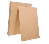 FONDOTIN 50pcs Brown Cardstock Paper Sheets Thick Kraft Paper for Card Making DIY Crafts Invitations Robust Durable Material Suitable for Beginners