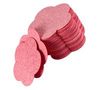 FONDOTIN 50pcs Compressed Flower Shaped Facial Sponges for Makeup Removal and Cleansing Small Lightweight Face Sponges for Daily Use and Travel Gentle Exfoliating Pads for Healthy Skin