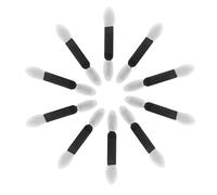 FONDOTIN 50pcs Disposable Double-ended Sponge Eyeshadow Brushes Soft Tipped Makeup Applicators for Travel Parties Daily Use Portable Eye Shadow Brush Kit