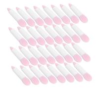 FONDOTIN 50pcs Dual Ended Silicone Lip Brushes and Glitter Eyeshadow Applicators Lightweight Portable Cosmetic Tools for Precise Lipstick Lip Mask Application and Blending Eye Shadow Soft