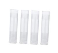 FONDOTIN 50pcs Empty Lip Balm Tubes with Caps Polypropylene Lipstick Containers for DIY Lip Gloss and Balm Push Wheel Mechanism for Easy Application Refillable Cosmetic Packaging