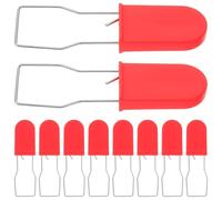 FONDOTIN 50Pcs Mini Tamper Padlocks Plastic Wire Seals Multi-use Security Tags for Logistics Warehouse Asset Protection Locking