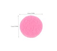 FONDOTIN 50pcs Multi-Color Fiber Cotton Diffuser Pads Reusable Essential Oil Refill for Aromatherapy Necklace Vent Clip DIY Round Scent Absorbent Pads for Fresh Fragrance