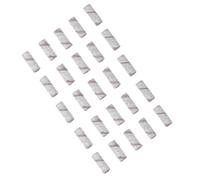 FONDOTIN 50pcs Nail Sanding Bands and 3.1mm Mandrel Bit Mini Sanding Rings 150 Grit White for Nail Drill Manicure and Gel Polish Removal