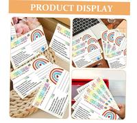 FONDOTIN 50Pcs Reward Cards for Positive Behavior Encouragement Motivational Postcards for Classroom and Home Use Teacher and Parent Incentive Cards to Build Confidence and Support Habits
