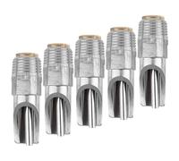 FONDOTIN 5Pcs Automatic Pig Waterer Nozzles Stainless Steel Livestock Drinking Tool for Pigs Cattle Horses Sheep Easy-clean Farm Animal Water Dispenser