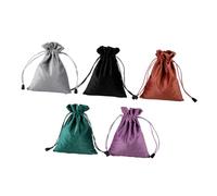 FONDOTIN 5pcs Bag Cosmetic Travel Pouch Toiletry Storage Bag for Women Portable Makeup Drawstring for Party
