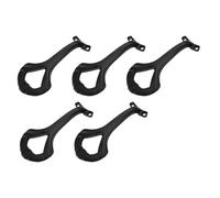 FONDOTIN 5PCS Black Ceiling Fan Blade Arm Mounting Bracket Support Aluminum Shell-Style Fan Blade Holder Replacement Parts