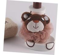 FONDOTIN 5pcs Cartoon Animal Bath Balls Soft Mesh Shower Poufs Gentle Exfoliating Bath Sponge for Boys Fun Bathtime Accessories Material