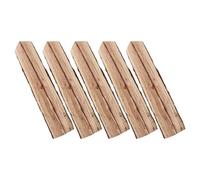 FONDOTIN 5pcs Decorative Firewood Logs for Fireplace 22cm Natural Birch Wood Blocks with Bark for Garden Patio Home Decor Winter Party Craft