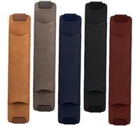 FONDOTIN 5pcs Elastic PU Leather Pen Holder for Notebooks Scratch-Resistant Pen Sleeves with Elastic Band Portable Business Pouch for Meetings Classes and Travel Multi-Color