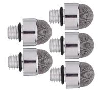 FONDOTIN 5pcs External Thread Stylus Replacement Disc Tips with Conductive Mesh for Precise Touchscreen Input Compatible with Smartphones Tablets Easy to Install