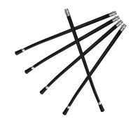 FONDOTIN 5pcs Fire Extinguisher Hose Replacement with Plastic Nozzle Flexible Spray Tube for Dry Chemical Extinguishers Compact Design for Home and Workplace Safety