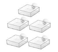 FONDOTIN 5pcs Fish Feeding Device Cup Aquarium Feeding Tray for Shrimp Fish and Easy to Clean for Water Plants and Tanks