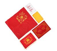 FONDOTIN 5pcs Funeral Ashes Transport Bag Set with Fabric Coffin Covers and Urn Cloth Cover Burial Ashes Pouch for Human Cremation for Funeral Use