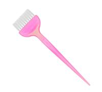 FONDOTIN 5PCS Hair Dye Brush Single Side Inverted Film Applicator for Hair Coloring and Treatment Soft Bristle Care Brushes for Salon and Home Use Pink