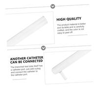 FONDOTIN 5pcs High Temperature Resistant Side Arm Glass Test Tubes for Pet Ants Breeding Laboratory Supplies Transparent Ant Habitat Tubes for Scientific Experiments and Insect Observation