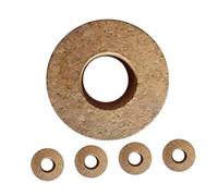 FONDOTIN 5pcs Hydroponic Glass Vase Lids with Center Hole Wooden Stoppers for Easy Plant Growth Versatile Water Propagation Desktop Planter for Hydroponics
