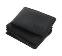FONDOTIN 5pcs Pu Leather Driver’s License Holder and Car Document Organizer, Thin Multi-Card Slot Wallet Set for Men, Insurance and Registration Card Sleeve, Black Leather Driving Permit Case