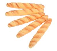 FONDOTIN 5pcs Realistic Loaf Bread Gel Pens Funny Food Shaped Ballpoint Pens with Smooth Ink for School Office Stationery Creative Desk Decoration