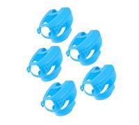 FONDOTIN 5pcs Reusable Plastic Pigeon Holder Bird Feeding Fixer with Hollow Design for Medicine Injection and Secure Feeding Pet Bird Feeder Bracket for Racing Pigeons and Breeders