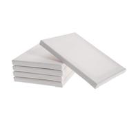 FONDOTIN 5pcs Stretched Canvas Painting Kit Solid Wood Frames Blank Cotton Linen Panels for Oil Acrylic Art Crafts Lightweight Bulk Canvases for DIY Creativity