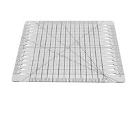 FONDOTIN 6 Inch Quilting Ruler for Sewing and Patchwork, Non-Slip Fabric Cutting Template Tool with High Precision Markings, DIY Sewing Measurement Guide for Tailors and Quilters