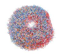 FONDOTIN 6 Packs DIY Foam Beads Non-Toxic Assorted 2.5-3.5mm 4-6mm Foam Balls for Vase Filler, Bean Bag Refill and Arts Crafts Decoration Random Color