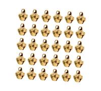 FONDOTIN 600pcs Mini Jingle Bells DIY Craft Ornaments for Jewelry Making Holiday Decorations and Gift Packaging Durable Lightweight Bell Accessories for Bracelets Necklaces Hair Bows