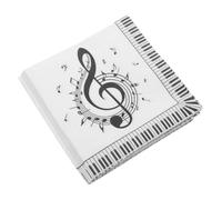 FONDOTIN 60pcs Music Note Napkins Disposable Paper Party Serviettes for Birthday Wedding Cocktail Beverage Tableware Decoration with Artistic Music-Themed Design