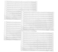 FONDOTIN 60PCS Self-adhesive Metric Scale Tape with Bold High Contrast Ruler Markings Peel and Stick Measuring Ruler Decal for Workbench Desk Surfaces Scratch-resistant and Easy Application