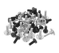 FONDOTIN 60pcs Sewing Machine Screws Large Head Metal Bolts and Thumb Screws for Precise Presser Foot Fixing Repair Tools for Home Sewing Machine Maintenance and Workshop Use