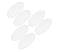 FONDOTIN 6pair Range Hood Light Cover Range Hood Lamp Shade Replacement White Abs