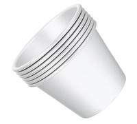 FONDOTIN 6pcs Aluminum Alloy Cake Mold Nonstick Tart Pans Baking Cups for Muffins Cupcakes Pudding Mini Cakes Easy Demould Bakeware