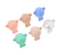 FONDOTIN 6pcs Cute Cartoon Toothbrush Head Protector Case Portable Toothbrush Covers for Travel Household Bathroom Use Travel Holder Case