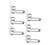 FONDOTIN 6pcs DIY Hair Curling Spring DIY Curling Iron Rod Accessories Metal Hair Tool Springs Replacement for Iron Torsion Accessories Silver