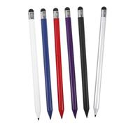 FONDOTIN 6pcs Dual-use Stylus Pens for Tablets and Phones High Precision Touchscreen Pens for Writing Sketching Gaming Lightweight and Portable Tablet Pencils in Multiple Colors