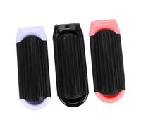 FONDOTIN 6pcs Folding Compact Hairbrush with Mirror Portable Travel Hair Comb Ergonomic Handle Pocket Sized Styling Tool PP Material for Go Use