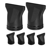 FONDOTIN 6pcs Hair Dryer Concentrator Nozzle Ergonomic Flat Duckbill Design for Even Heat Distribution Heat Resistant Salon Styling Attachment for Precise Hairdrying and Damage Prevention