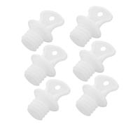 FONDOTIN 6pcs Hot Water Bottle Lid Replacement Stopper Cover Cap for Leakproof Safety Use Warm Water Bottle
