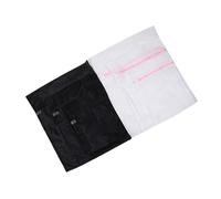 FONDOTIN 6pcs Mesh Laundry Bags Set with Zipper, Polyester Fine Net, Multiple Sizes L/m/s for Delicates, Shirts, Jeans, Lightweight Laundry Washing Nets for Home Use Random Color